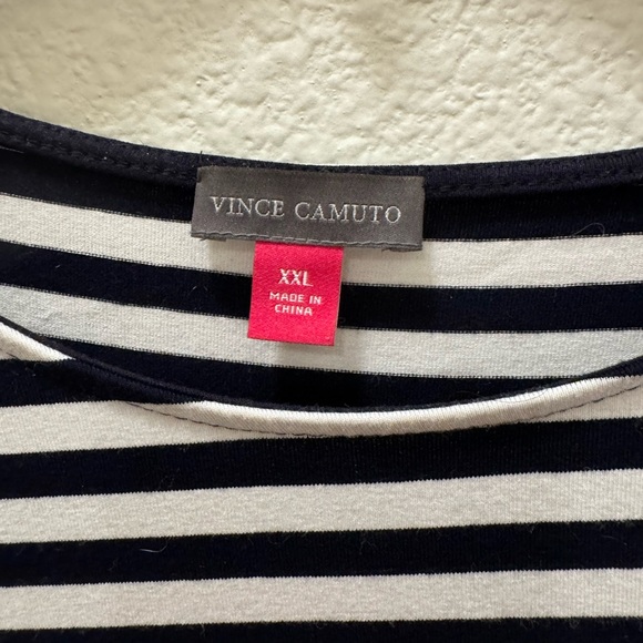 Any blue striped shirt with sheer sleeves, size XXL - Picture 2 of 3